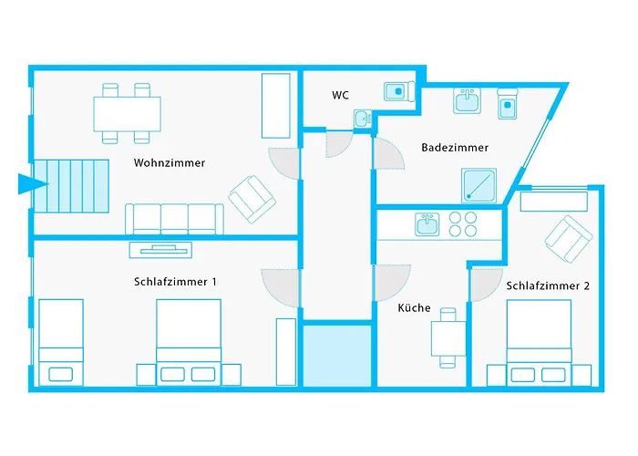 The Lachmann Group Apartment, 2br, One Living Room, 2 Bathrooms, Family Friendly, 4 - 7 Guests 베를린