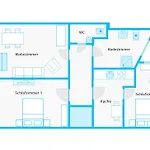 The Lachmann Group Apartment, 2br, One Living Room, 2 Bathrooms, Family Friendly, 4 - 7 Guests Berlino